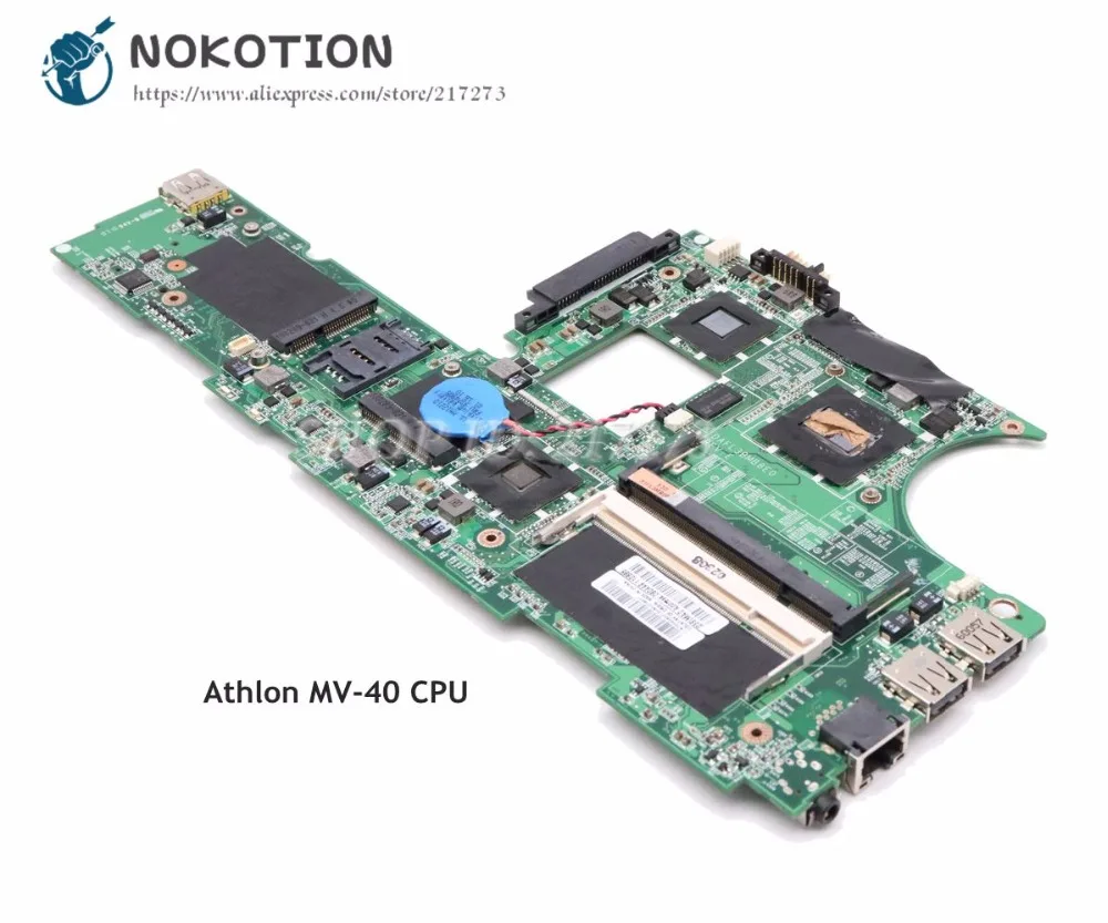 NOKOTION для lenovo ThinkPad X100E материнская плата для ноутбука DAFL3BMB8E0 75Y4064 11," основная плата Athlon MV-40 cpu