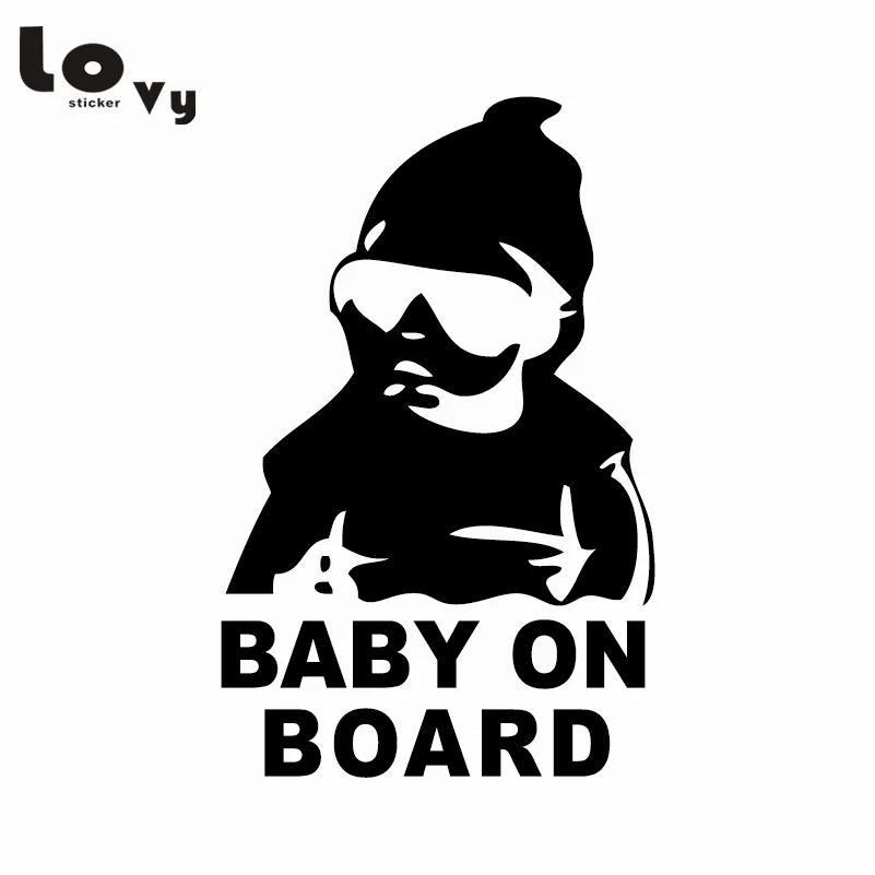Baby On Board Handsome Boy Car Sticker Styling Warning Sign Decal | Автомобили и мотоциклы