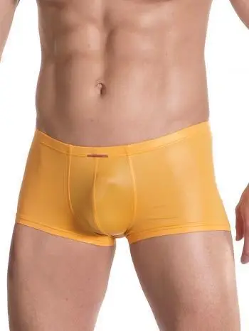 Новые боксеры мужское сексуальное нижнее белье из искусственной кожи латексные