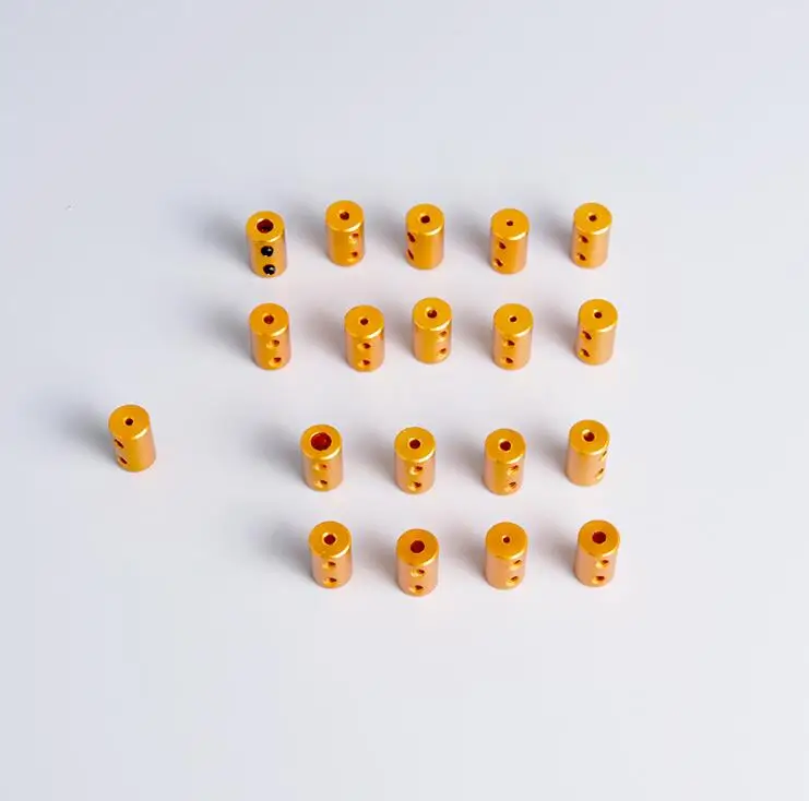 Бесплатная доставка 6 шт. соединительная муфта из алюминиевого сплава вал