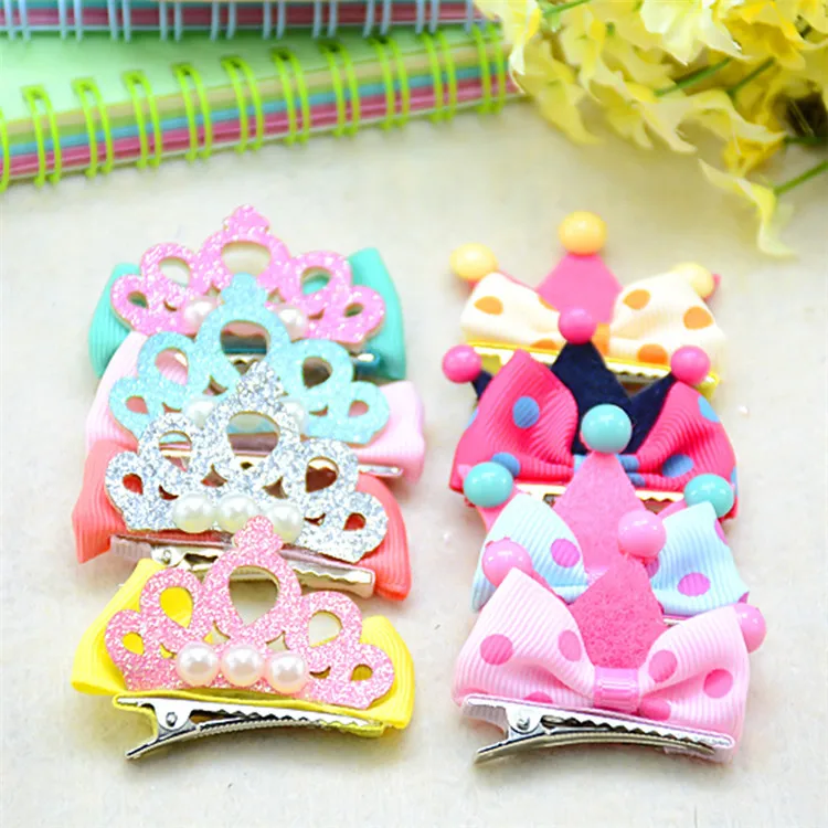 

Three-dimensional models Crown Pet hair accessories Dog hair accessories Pet hairpin pet grooming wholesale 100pcs/lot