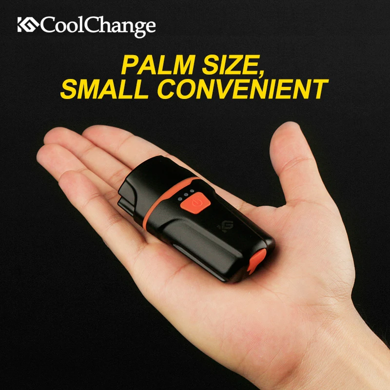 Водонепроницаемый велосипедный фонарь CoolChange заряжаемый от USB T6 Предупреждение