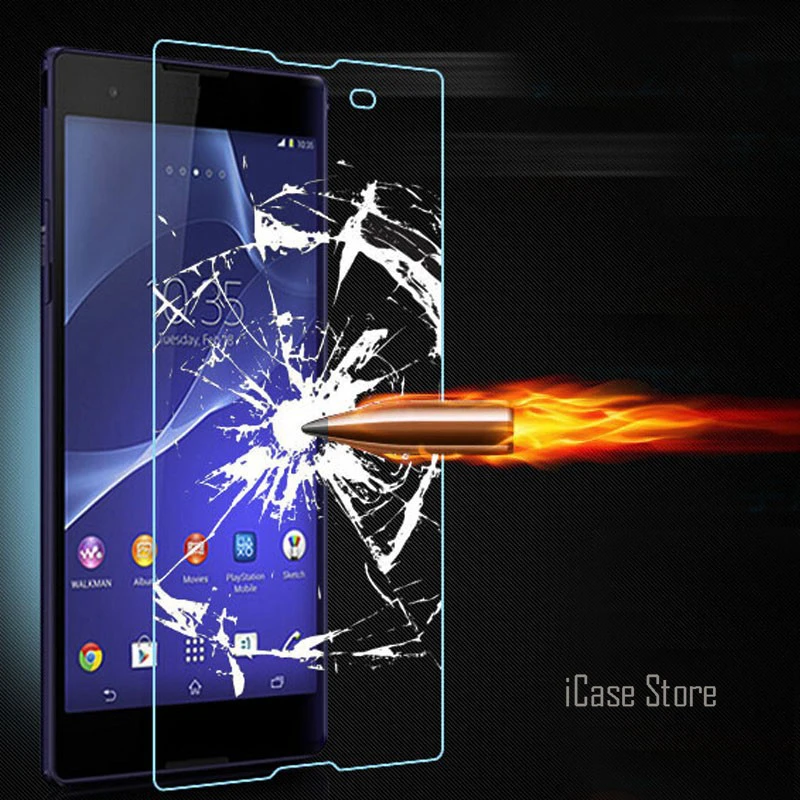 С уровнем твердости 9 H закаленное Стекло Экран протектор для Sony Xperia Z2 Z3 Z4 Z5 Z1