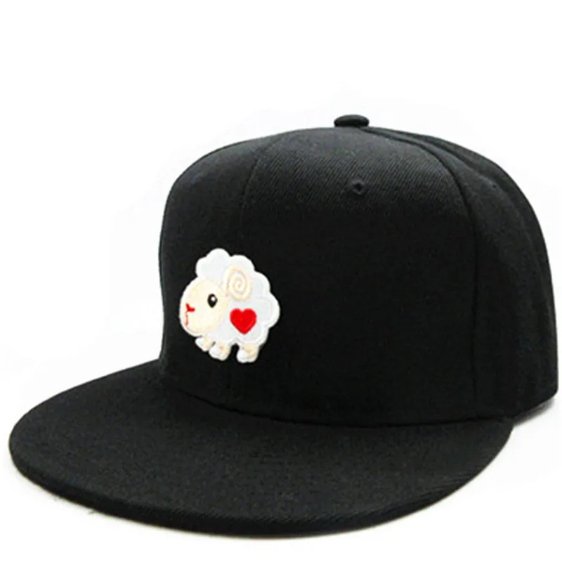 2019 хлопковая бейсболка с мультяшной вышивкой овцы Кепка в стиле хип хоп