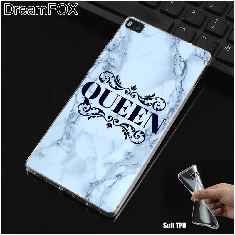 DREAMFOX M342 Мягкий силиконовый чехол из ТПУ с мраморной королевой для huawei P8 P9 P10 Lite Plus