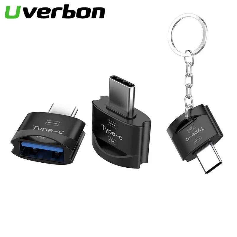 Usb type C адаптер типа OTG-C к USB 2,0 конвертер USB C Кабель-адаптер для передачи данных для samsung Xiaomi huawei Matebook Macbook