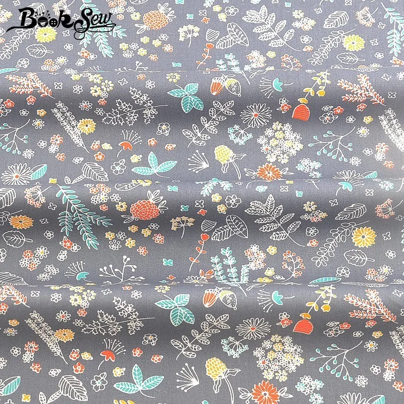 Платье из 100% хлопка с цветочным принтом Booksew платье ручной работы ткани Tissu Ankara