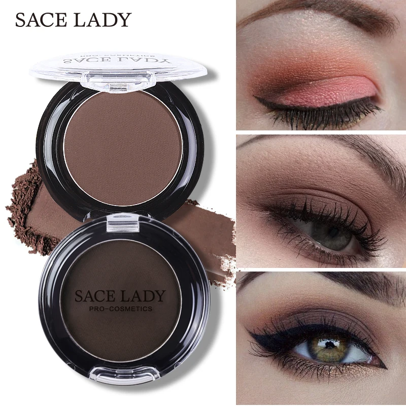 SACE LADY натуральные матовые тени для век водостойкая палитра 18 цветов пигмент