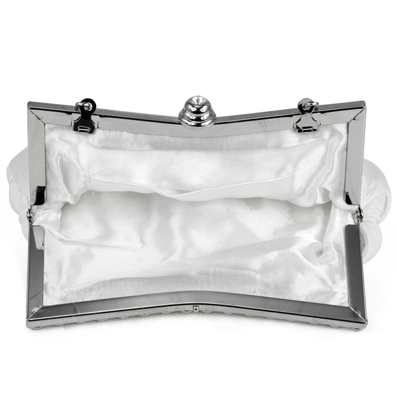 FGGS WHITE атласная Свадебная вечерняя сумочка клатч|handbag purse|clutch handbagevening purse |