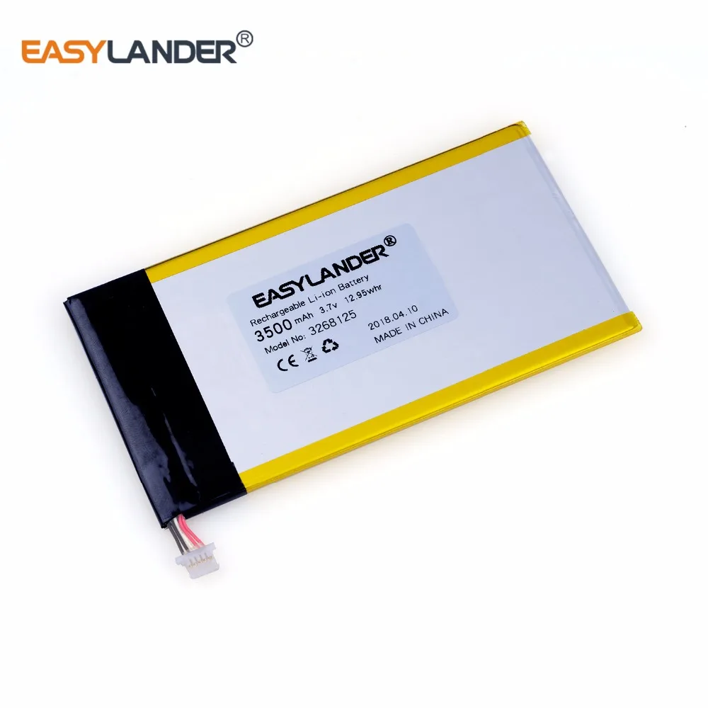 Литий полимерный аккумулятор 3568125 3 7 В 3500 мАч для GPS Bluetooth динамика DIY PAD Power Bank