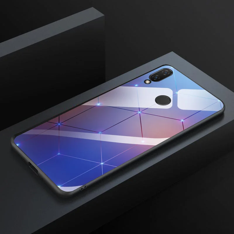 Мягкий край задняя крышка чехол для Huawei Honor 8X6 5 &quotзакаленное стекло бампер 8X8 X