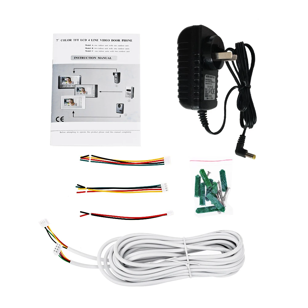 Ночное видение домофон дверной звонок видео система проводной визуальный