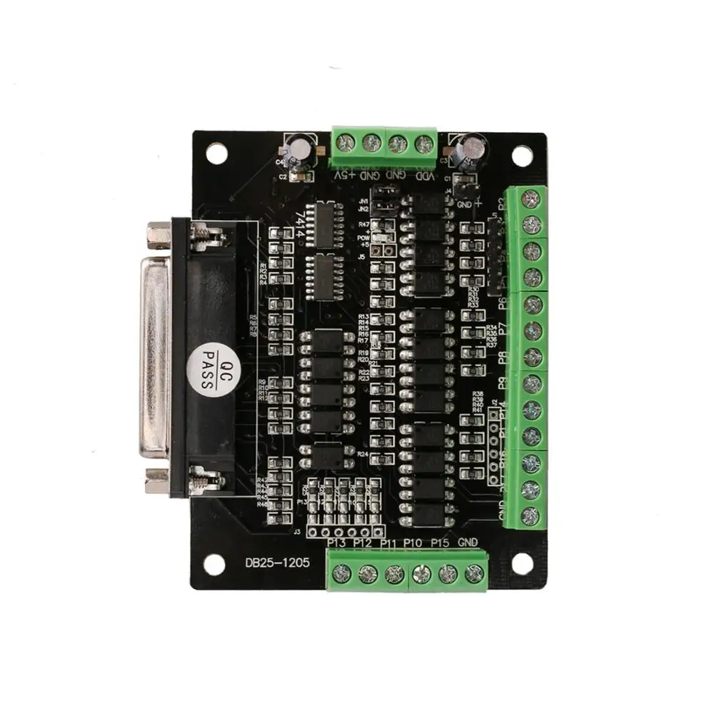 EU Free shipping 1PC Stepper Motor Breakout Board 6 Axis Interface DB25 use mach3 Adapter CNC | Обустройство дома