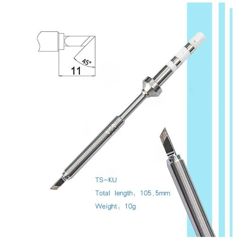 Оригинальный Запасной наконечник паяльника для цифрового ЖК TS100|tip for soldering|tip