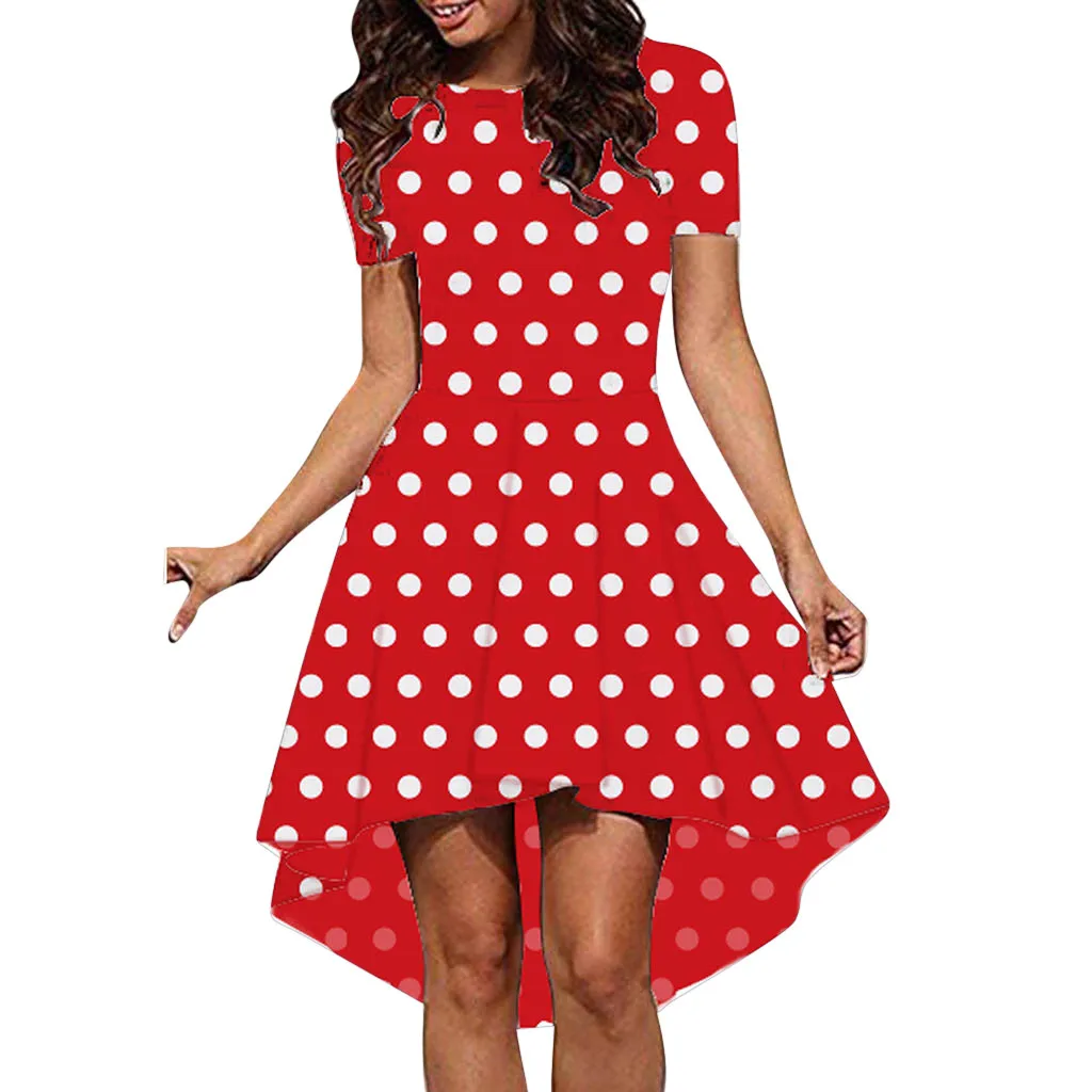 Платье 2019 летнее современное дамское Повседневное приталенное и длиной до