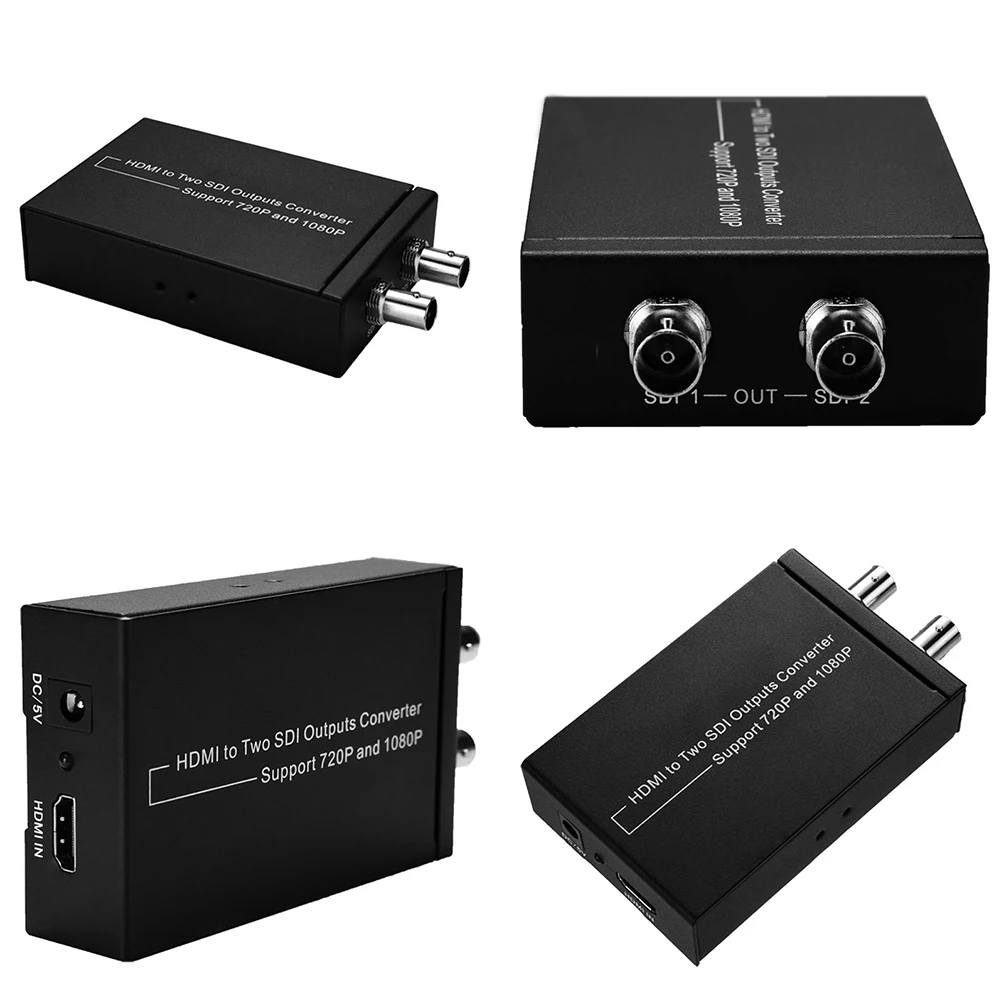 Преобразователь Цифровой HDMI в двойной SDI поддержка 1080p 1080i full HD 2 порта SD SDI/HD SDI/3G BNC