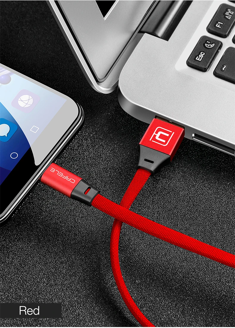 CAFELE Кабель Micro-Usb для samsung huawei Xiaomi Android телефоны ткань Вязание Usb зарядный кабель для передачи данных 5V 2.1A
