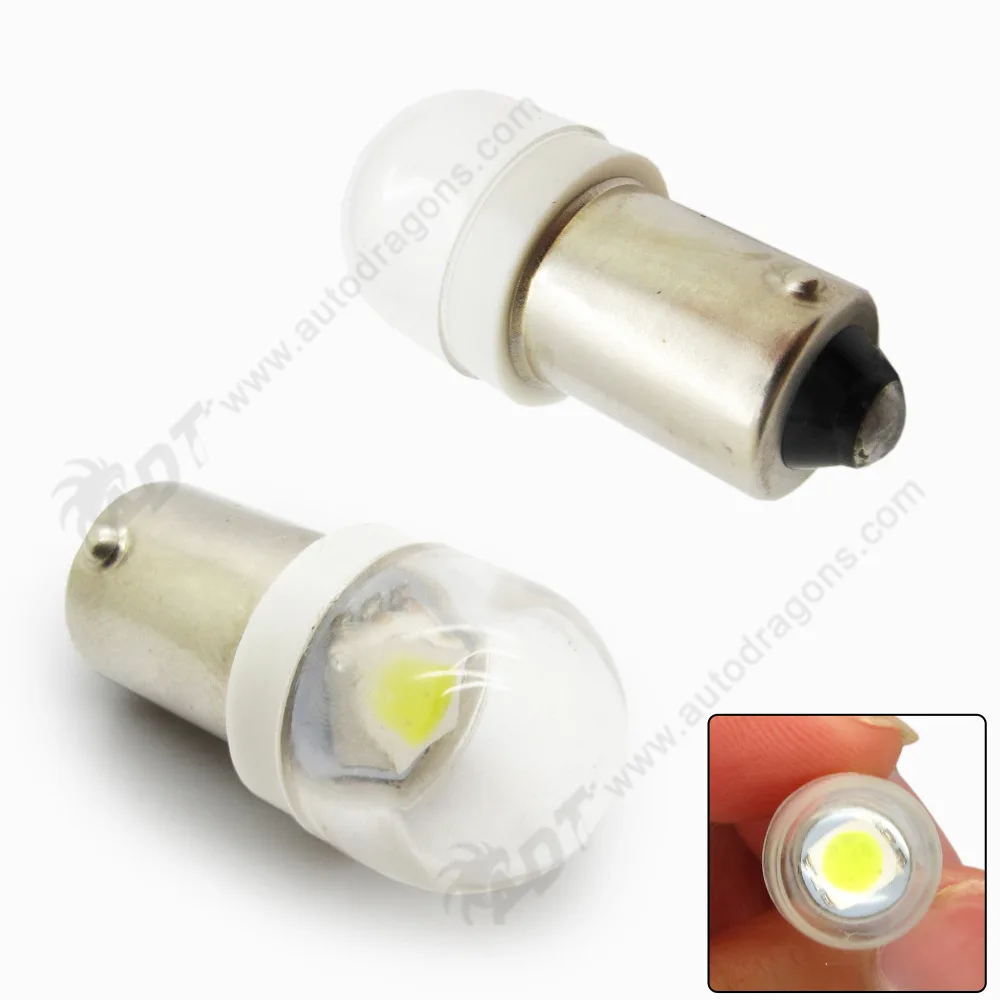 200 шт. #44 #47 Ba9s Bayonet 6 3 V AC/DC 5050SMD прозрачный круглый колпачок супер яркий не щелкающий