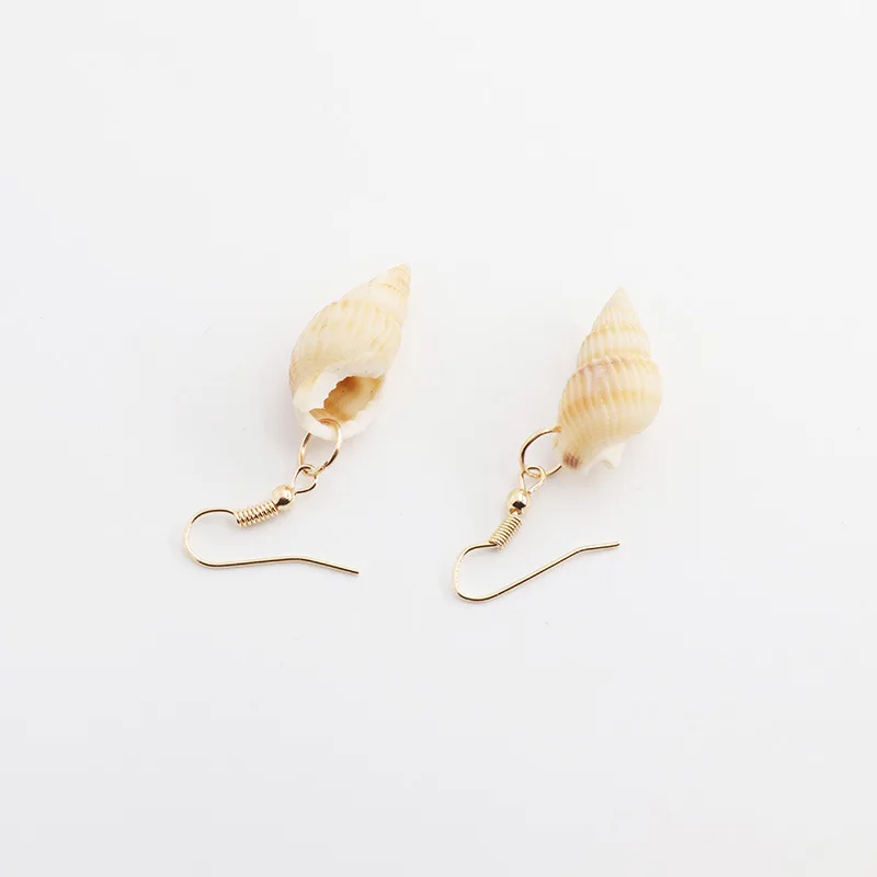 Женские серьги из ракушек DoreenBeads богемные летние пляжные украшения белого и