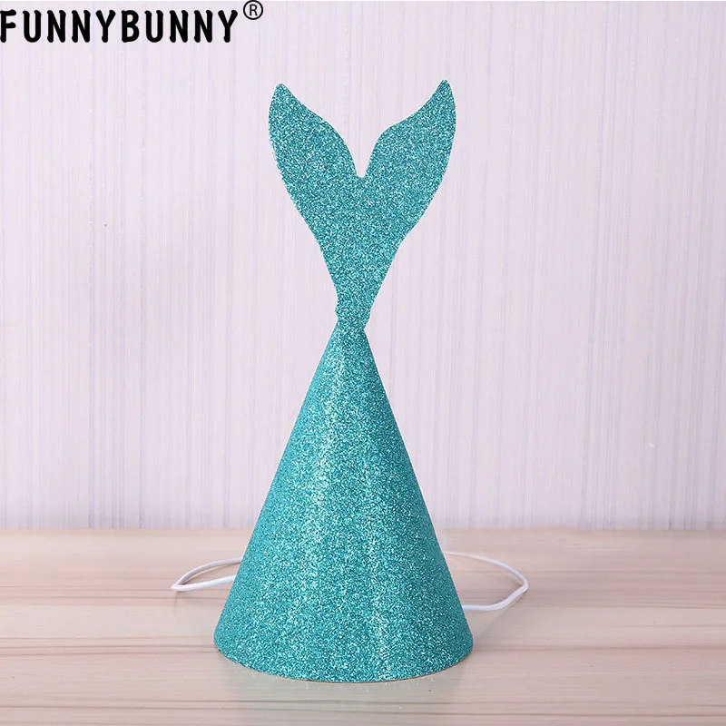 FUNNYBUNNY блестящая бумага Детская шляпка на день рождения товары для вечеринок