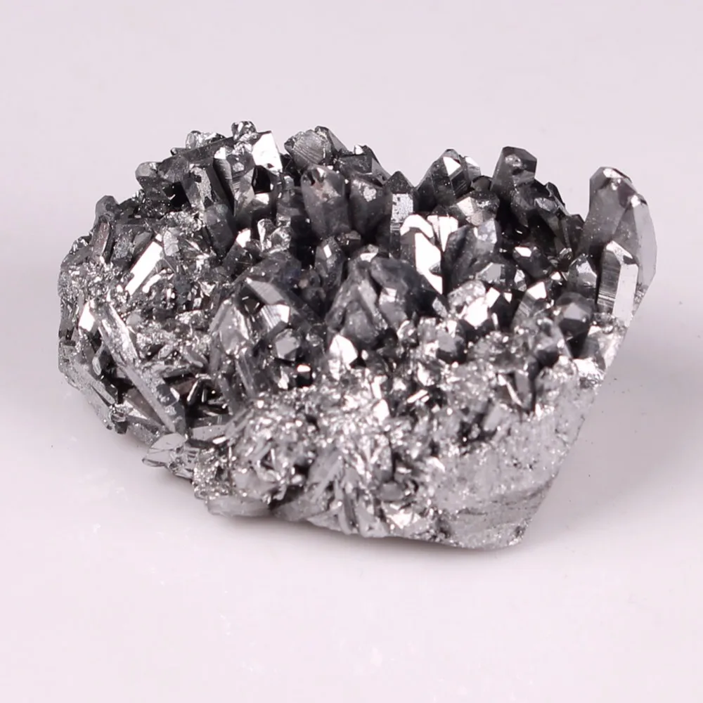 Druzy1pc необработанные жеоды Специальный натуральный камень рейки чакры титановые