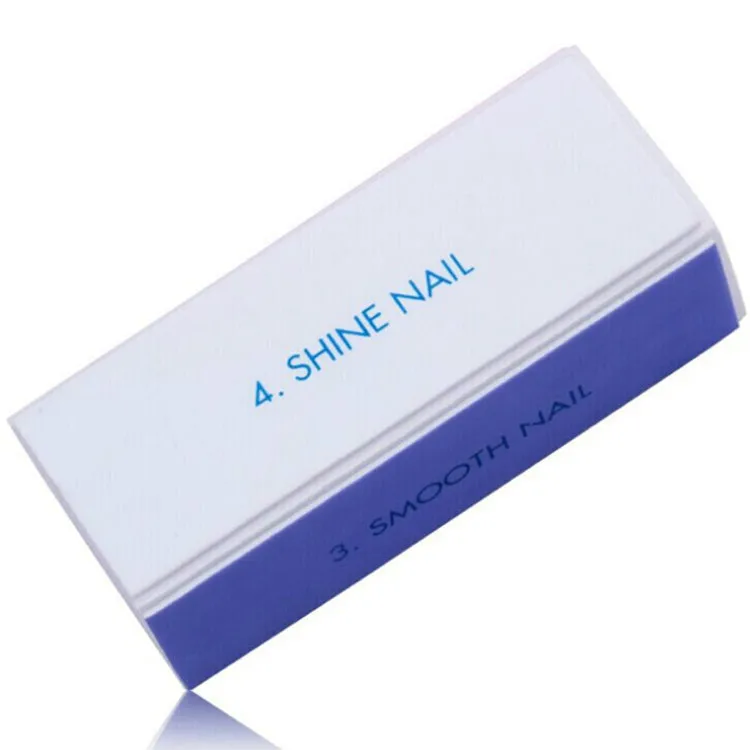

Wholesale Professional 4 steps Manicure Pedicure Acrylic Nail file Buffer Sponge Buffing Sanding Block 500pcs/lot free shipping