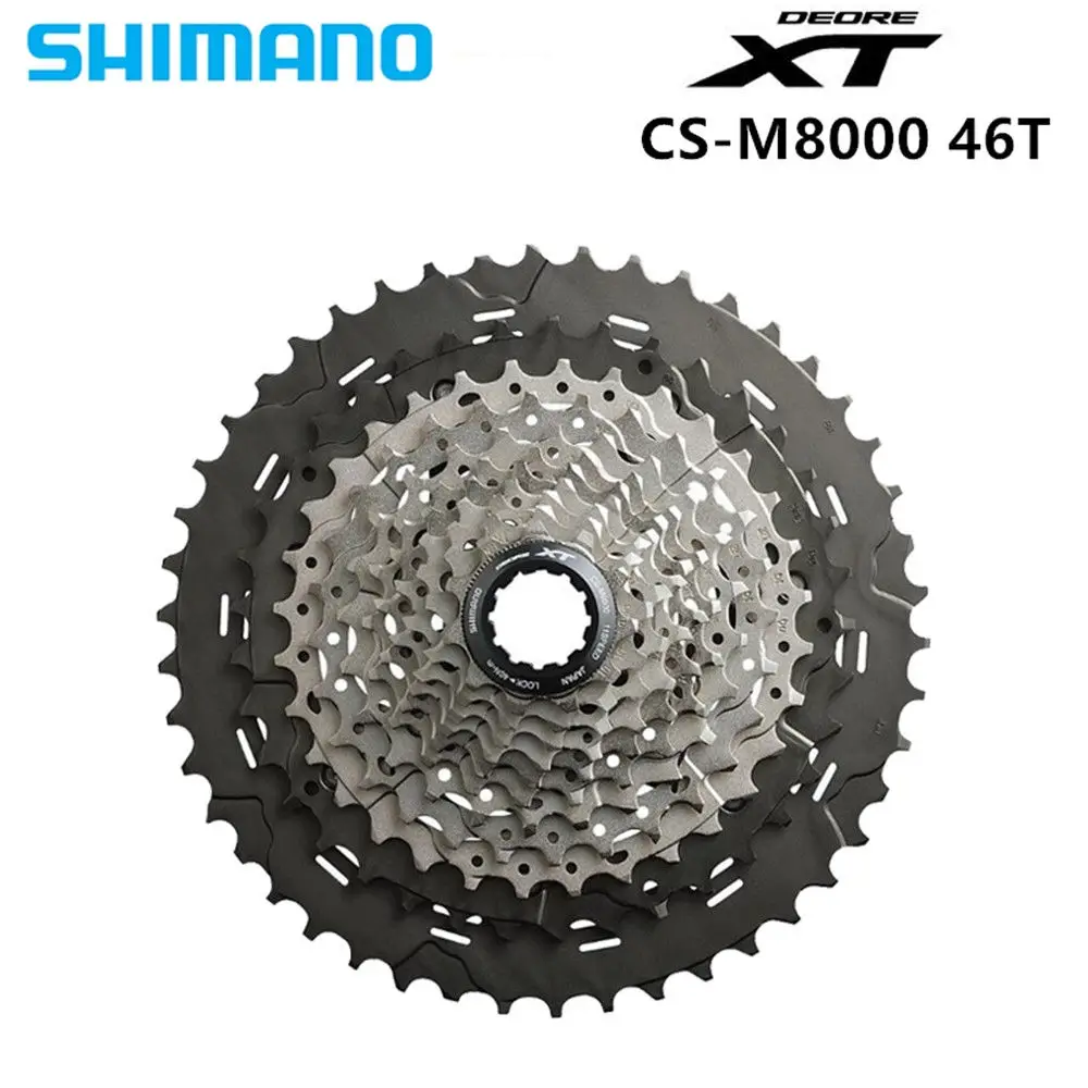 Оригинальные кассеты Shimano Deore XT CS M8000 для велосипеда MTB 11 40/42/46 T запчасти