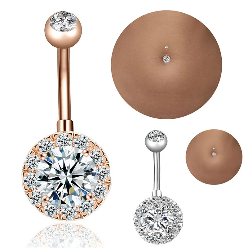 Пупок пупка для пирсинга живота с опалом 3 шт./компл. ювелирное изделие в виде