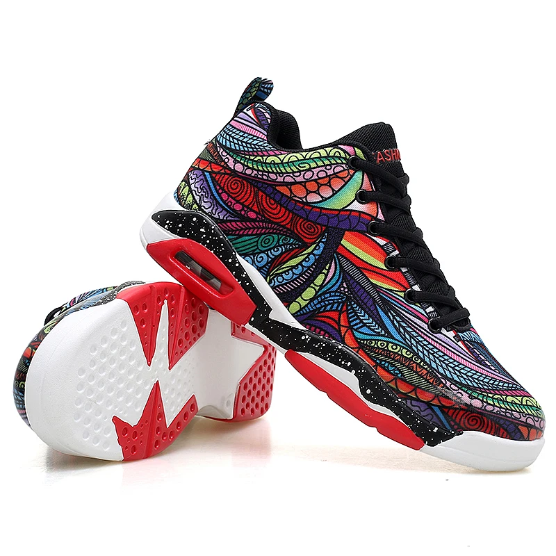 Мужские кроссовки на подушке LUONTNOR разноцветные для пробежек спортивная обувь с