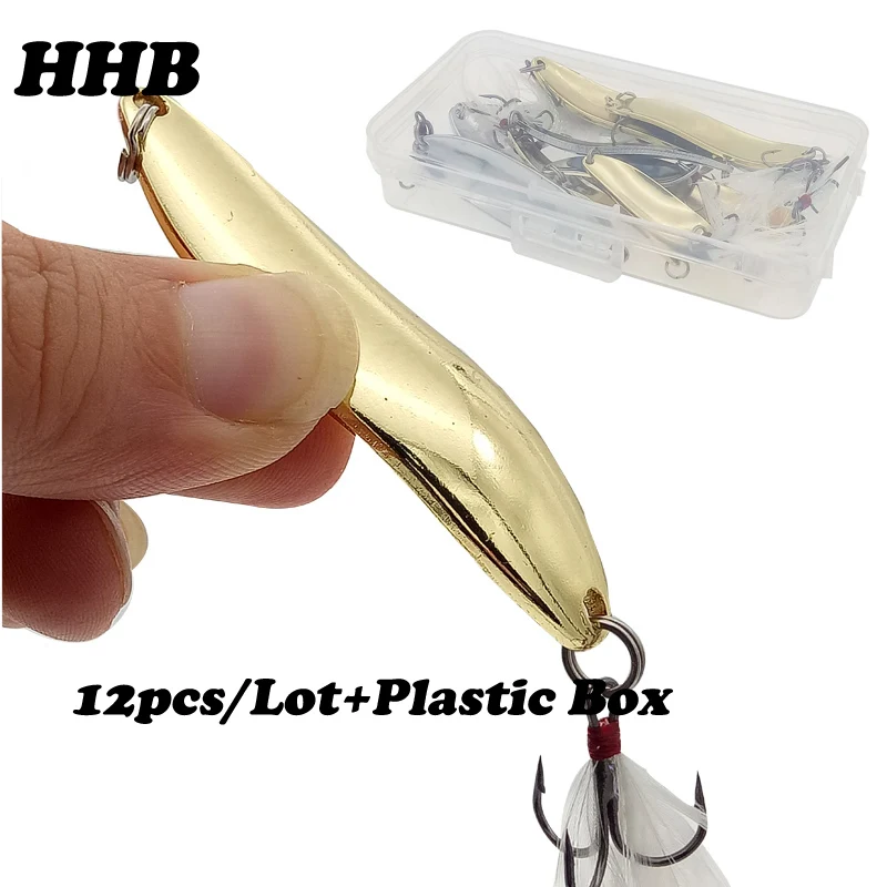 Silver/Gold Spinner Spoon Metal Lures/Baits Fishing lures 5g/7g/10g/13g/18g/21g Carp Tackle s-2 | Спорт и развлечения