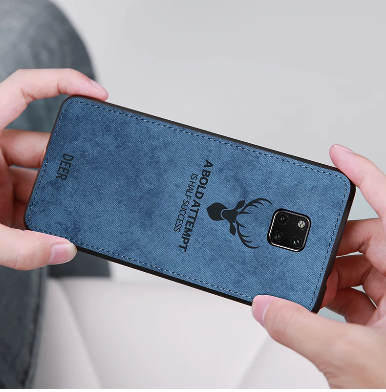 Для Huawei Honor 8X Max 6X Note10 Play 8 8c 9 10 Lite V9 V10 7X Ретро узор олень тонкая ткань мягкий ТПУ