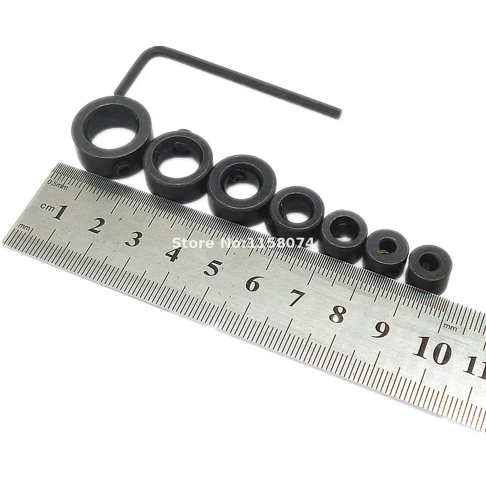 7 шт. Регулируемая глубина стопорные кольца кольцо позиционная дрель набор