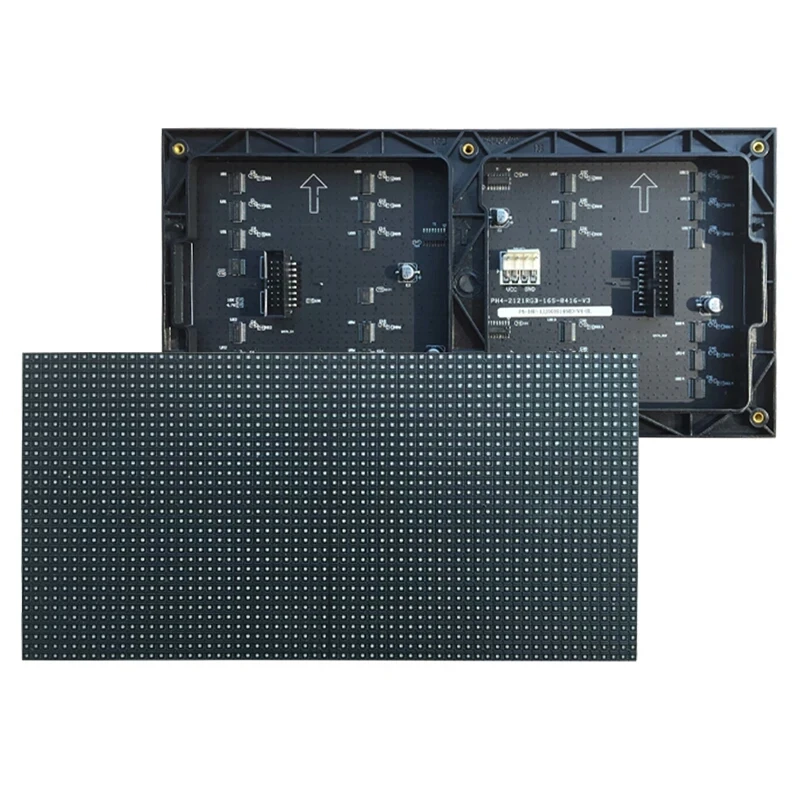 Светодиодный rgb настенный экран P4 для помещений Полноцветный SMD 64x32 пикселей