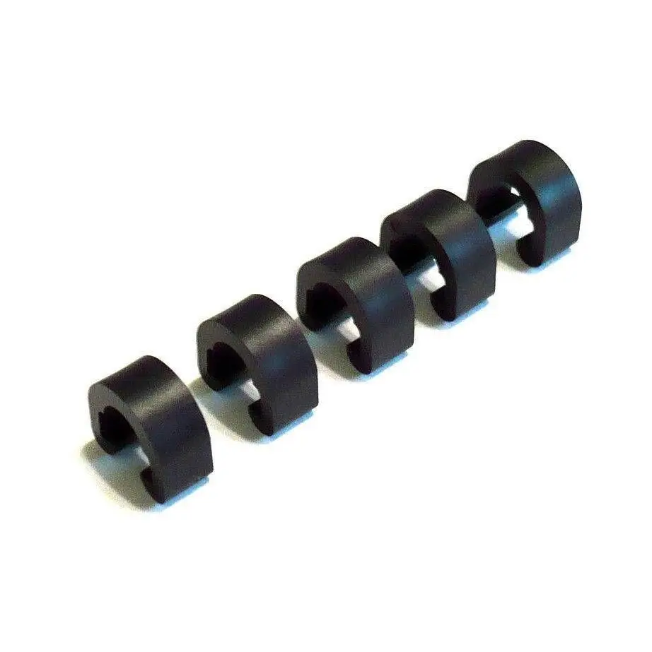 10pcs/lot mtb bike road bicycle c-buckle clasps housing hose guide for brake cable/derailleur hub shift line c-clips clamps | Спорт и