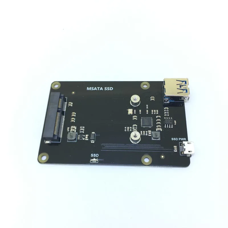 Плата расширения для SSD-накопителя Raspberry Pi mSATA X850 V3.1 USB 3 0 модуль платы Model B +(Plus)/3B/2B |