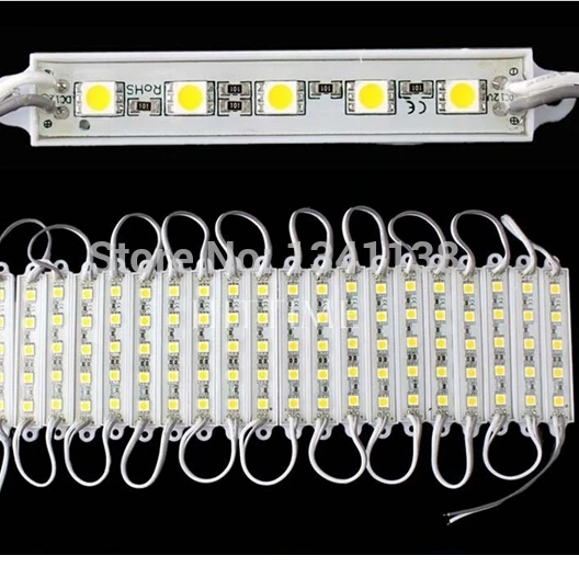 

DC12V 5050 5LEDs LED Modules IP65 waterprood,LED Sign Backlight Modules,Advertising Light Box Modules,free shipping