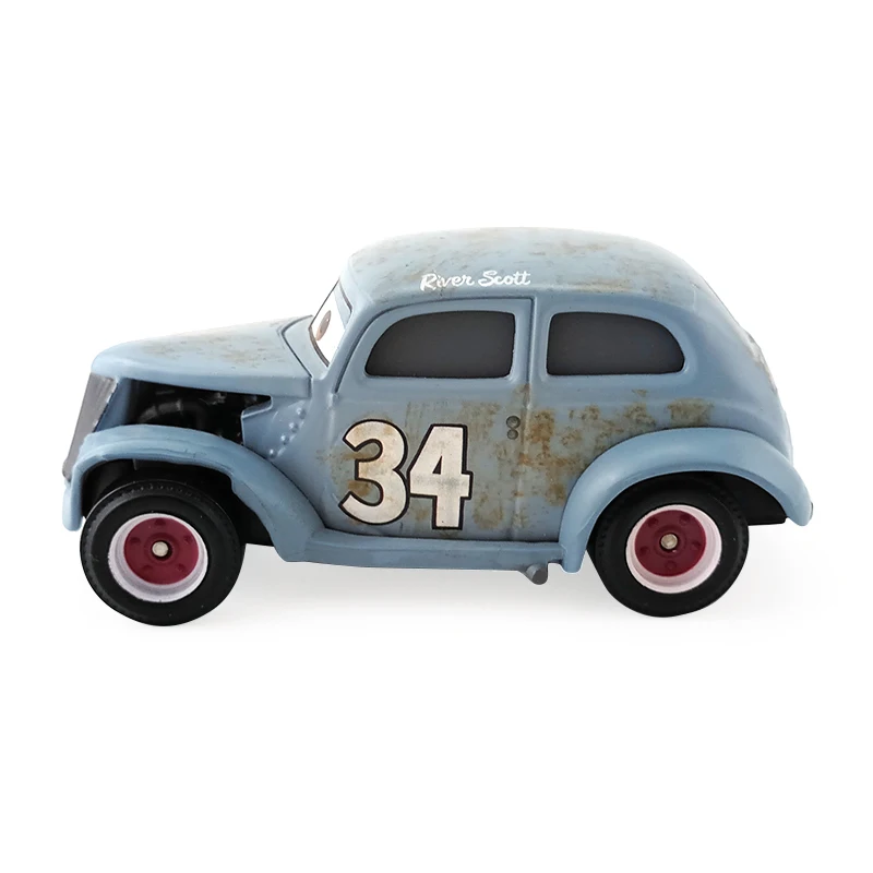 Disney Pixar Cars 3 Rive Scott 1:55 Diecast Metal Alloy Toy Car Model Loose New Kids Boy Xmas Gift Free Shipping |