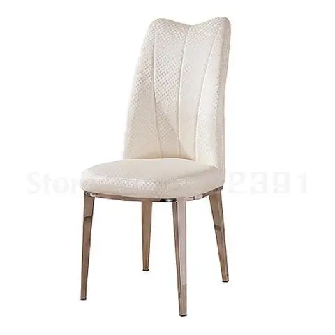 same as picture4 Fashion simple home stool modern stainless steel dining chair cafe chair hotel club back chair - Цвет: same as picture4