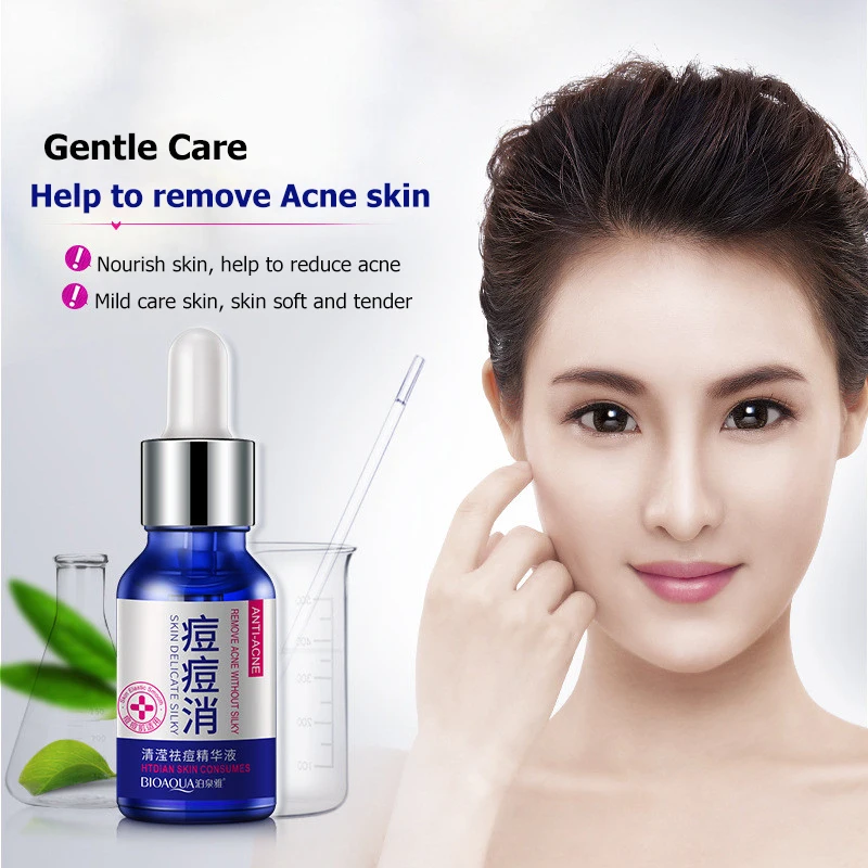 Anti Acne Serum Remove Blackhead Eliminates Scar Acne Treatment Moisturizing Oil Control Shrink Pore Pimple Blemish Essence 30ML
