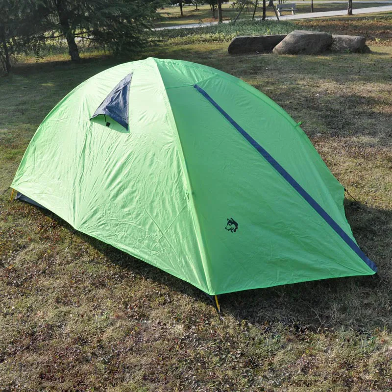 Двухслойная палатка из стекловолокна водонепроницаемая 5000 мм для 1-2 человек |