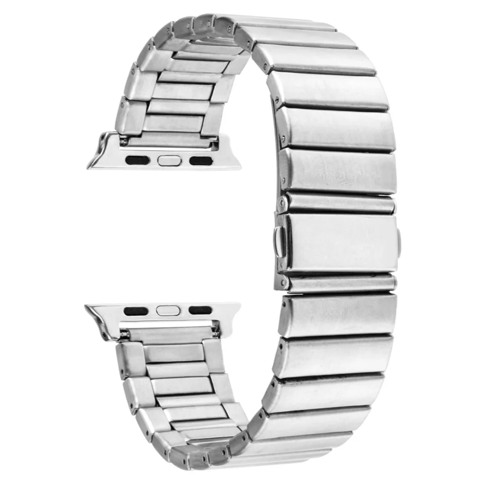 Ремешок для часов из нержавеющей стали + адаптеры iWatch Apple Watch 38 мм 42 сменный
