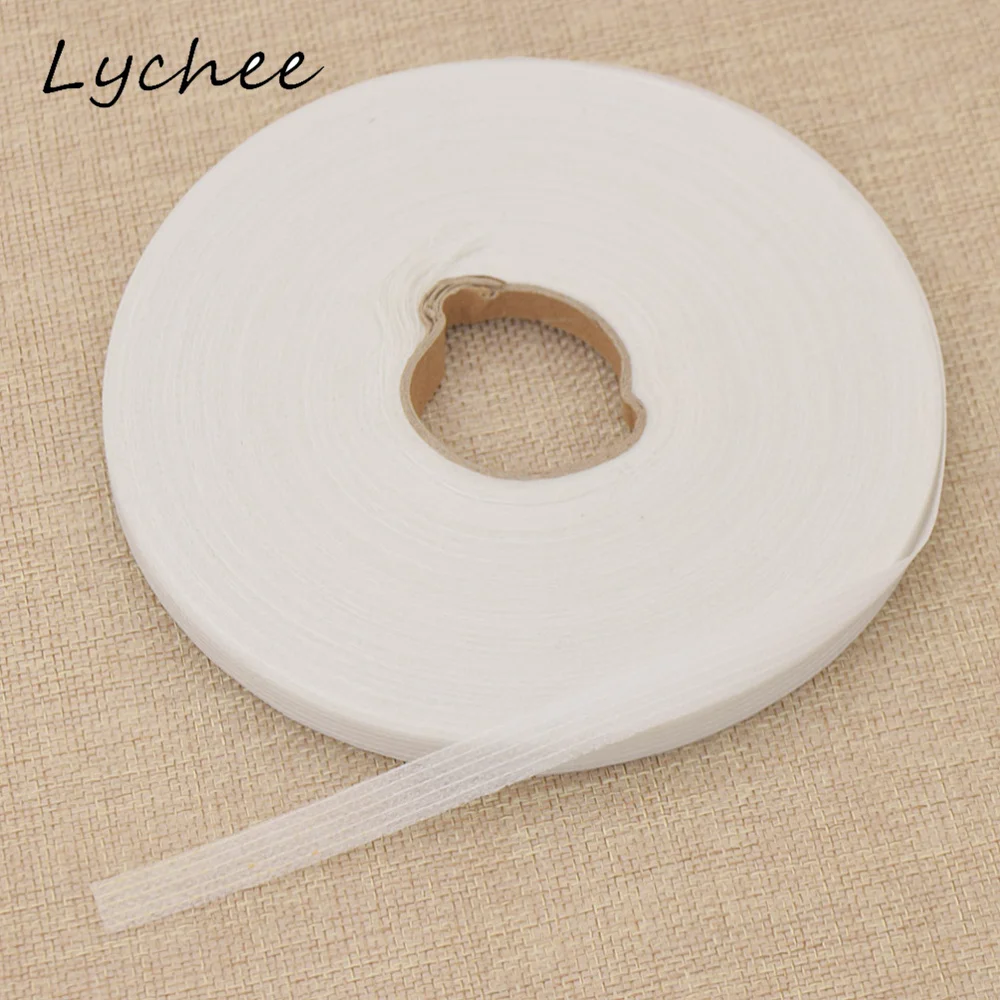 Lychee 100 м черно белые нетканые вставки из железа на односторонней Клейкой Ленте