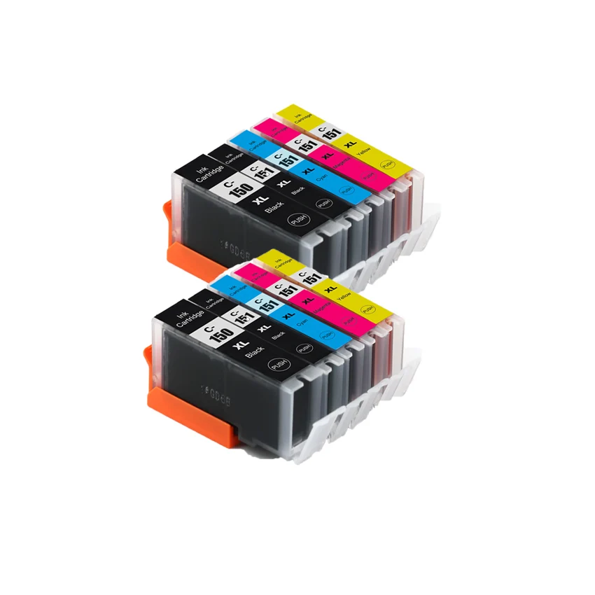 5color 2set BLOOM PGI 150 CLI 151 совместимый чернильный картридж для принтера canon принтерам PIXMA MG7510 IP7210 iP8710 MX721 Ix6810 принтер - Цвет: 5color 2set