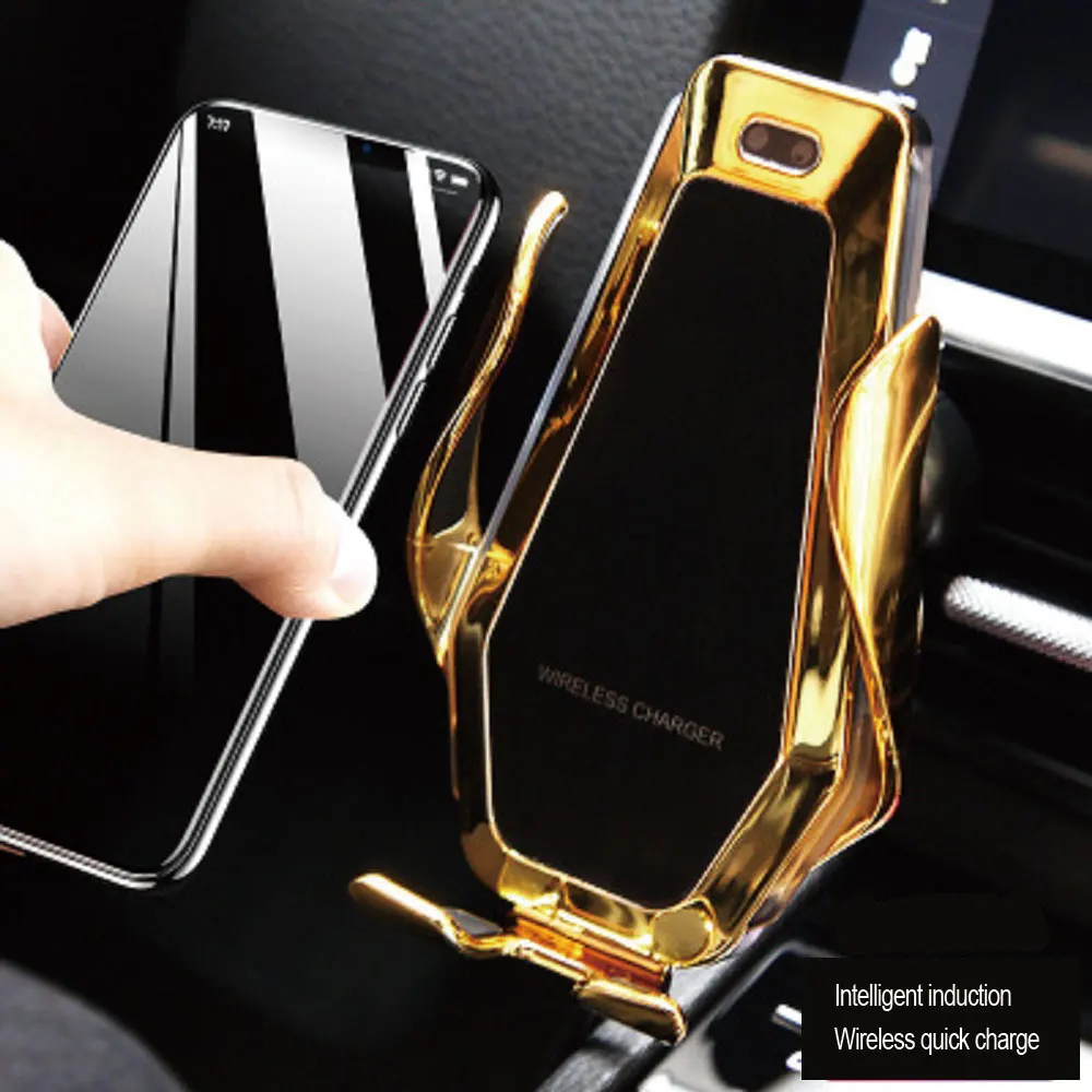 Автоматическое автомобильное беспроводное зарядное устройство R1 10 Вт для iPhone Xs