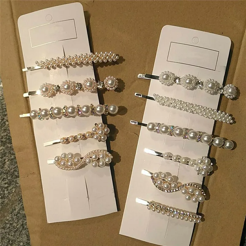 Новинка 2019 корейские свадебные заколки для волос ювелирные изделия цветные