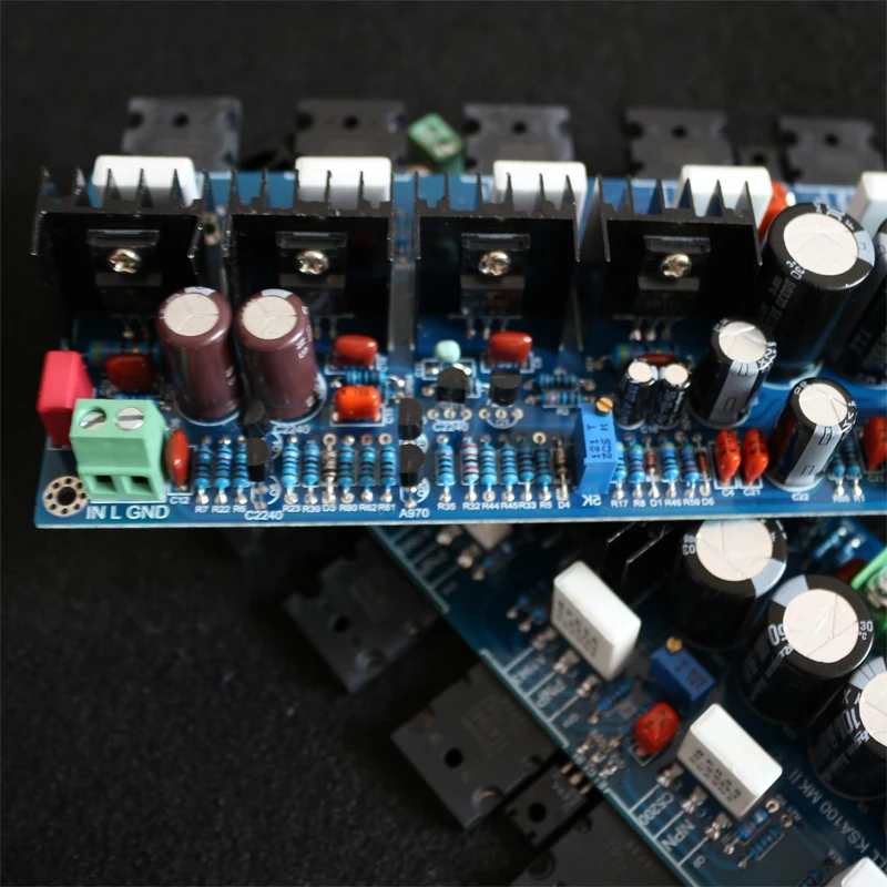 См. Схему KSA100 MKII HiFi fever Class AB 300 Вт + 1943 5200 / NJW0281 0302 зеркало симметричного дизайна
