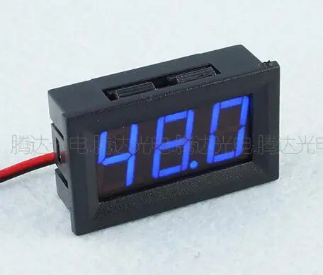 20 шт. 0 56 дюймов синий Новый DC5 120V светодиодный вольтметр цифровой для
