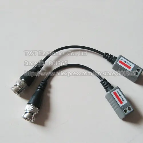 Coax CAT5 камера CCTV BNC видео балун трансивер Пассивный UTP кабельные разъемы 4Qty