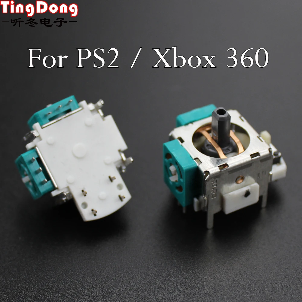 TingDong 1 шт./лот новая Замена Зеленый 3D джойстик аналоговый джойстик для xbox 360/xbox 360 тонкий контроллер геймпад