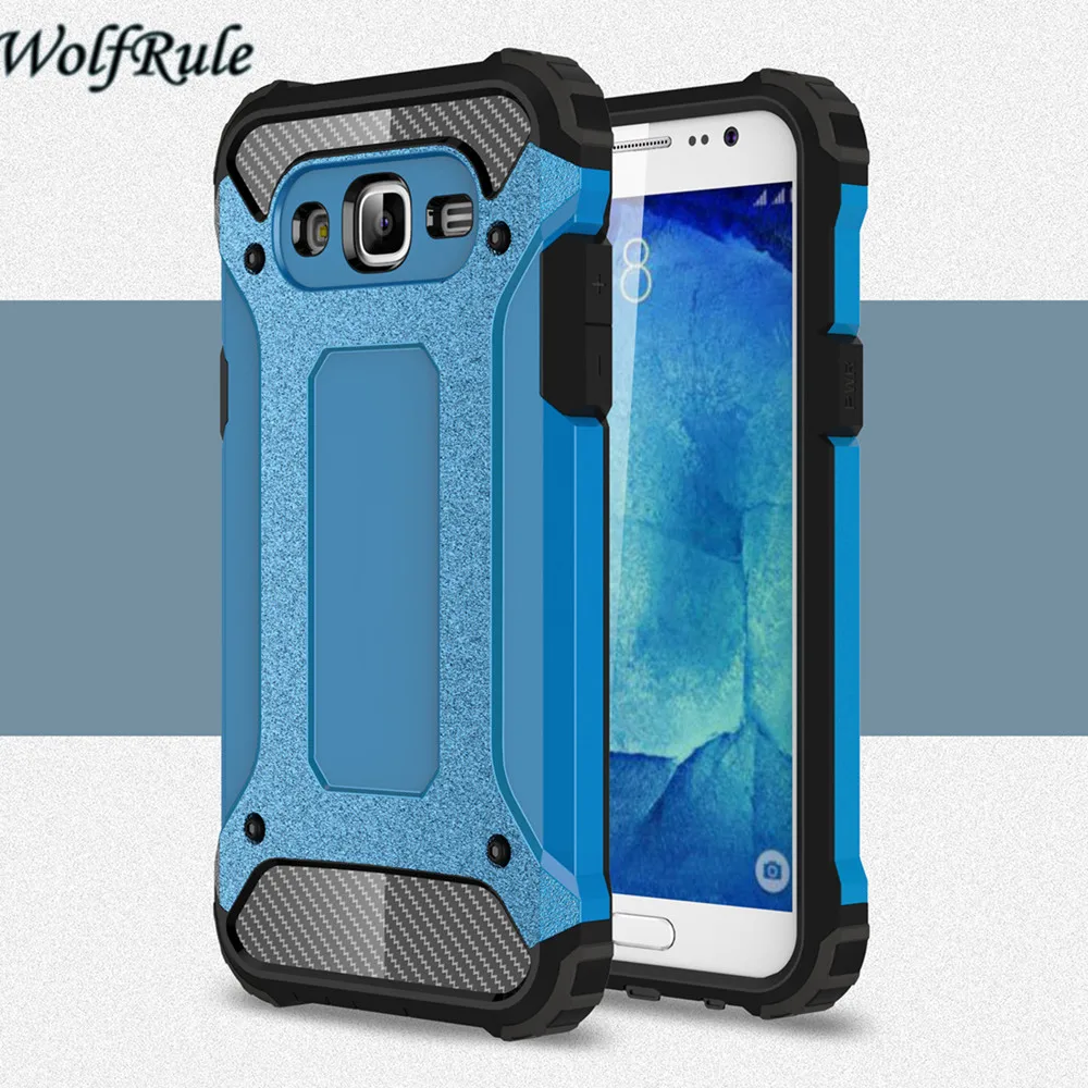 WolfRule For Cover Samsung Galaxy J5 Case TPU PC Armor Shockproof Phone 2015 J500 &lt |